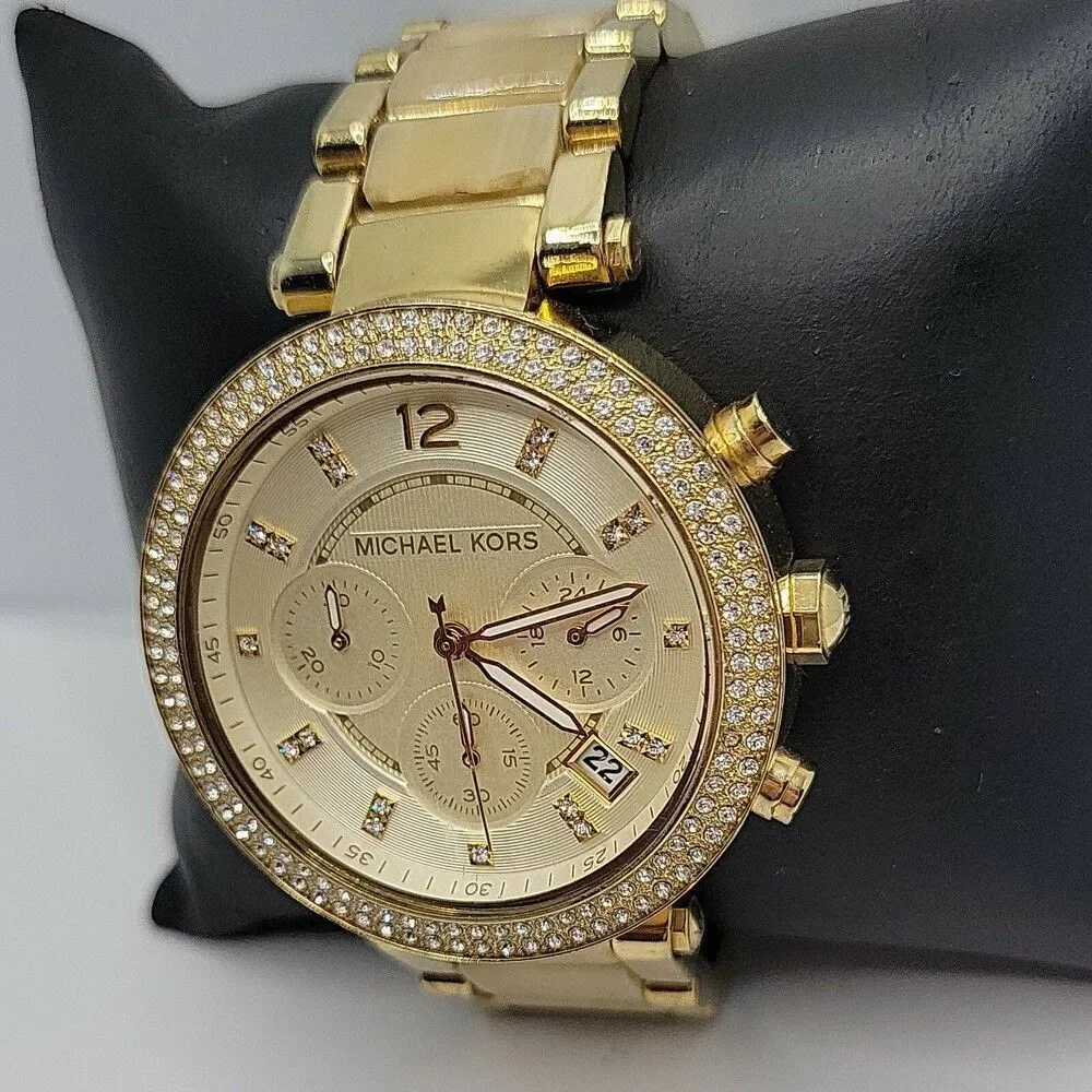 Michael Kors Parker MK5632 Womens Stainless Steel Analog Dial Quartz Watch AM526